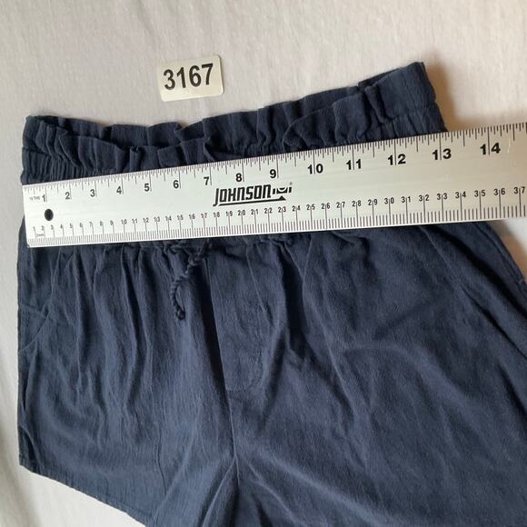 ABound Women Elastic Waist Casual Shorts size S, Blue - Picture 2 of 10